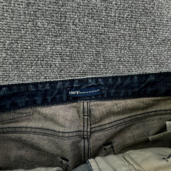Levis Made Crafted 26 Waist Jeans 2-color Blue Leather Patch Big E Blue Tab - Picture 15 of 16